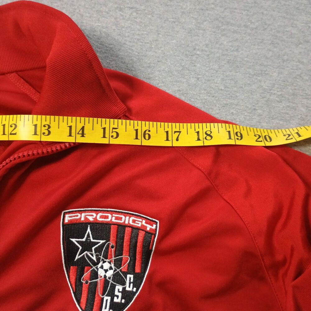 Adidas Prodigy SC Track Jacket Mens Medium Red Full Zip Soccer Sporty Athletic - Picture 12 of 12